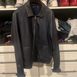 Louis Vuitton reversible leather jacket .